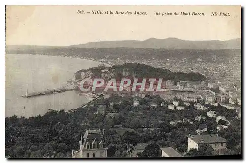 Ansichtskarte AK Nice et la Baie des Anges Vue prise du Mont Boron