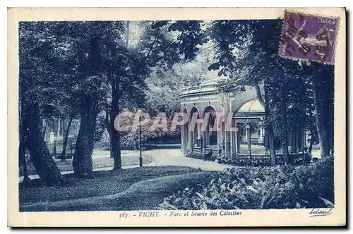 Cartes postales Vichy Parc et Source des Celestins