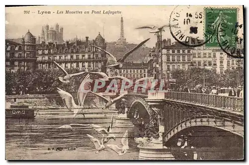 Cartes postales Lyon Les Mouettes au Pont Lafayette