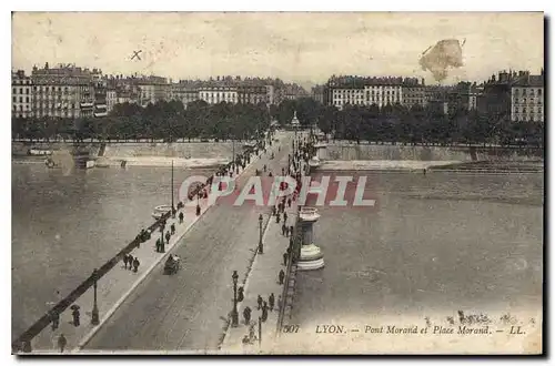 Ansichtskarte AK Lyon Pont Morand et Place Morand