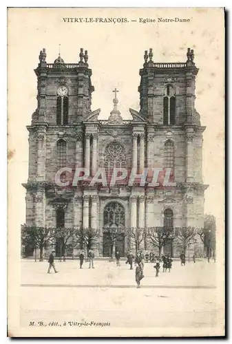 Ansichtskarte AK Vitry le Francois Eglise Notre Dame