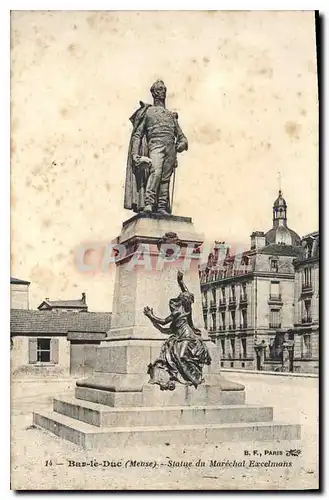 Ansichtskarte AK Bar le Duc Meuse Statue du Marechal Excelmans