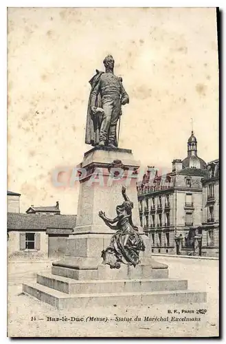 Cartes postales Bar le Duc Meuse Statue du Marechal Excelmans