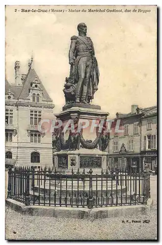 Cartes postales Bar le Duc Meuse Statue du Marechal Oudinot duc de Reggio