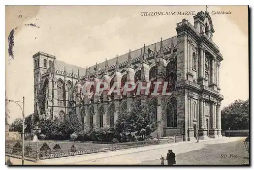 Cartes postales Chalons sur Marne Cathedrale