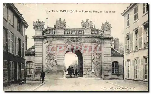 Cartes postales Virty Le Francois Porte du Pont cote interieur