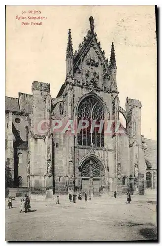 Ansichtskarte AK Reims Eglise Saint Remi Petit Portail