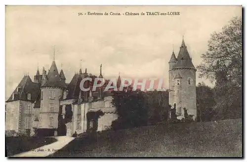 Cartes postales Environs de Cosne Chateau de Tracy sur Loire