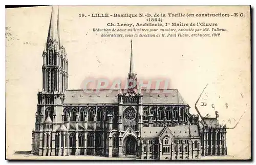 Cartes postales Lille Basilique Notre Dame de la Treille