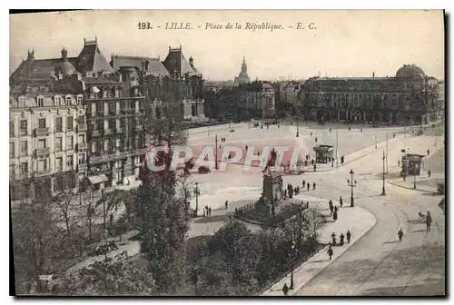 Cartes postales Lille Place de la Republique