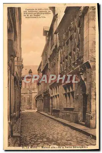 Cartes postales Le Mans Maison dite de la Reine Berengere