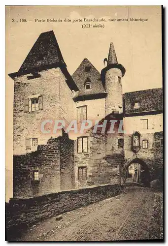 Cartes postales Porte Bercharie dite porte Barachaude monument historique