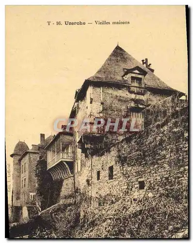 Cartes postales Uzerche Vieilles maisons
