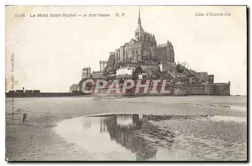 Cartes postales Le Mont Saint Michel A mer basse