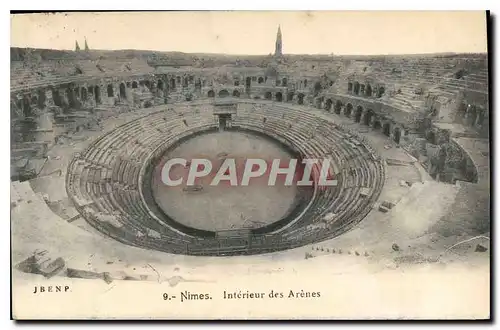 Cartes postales Nimes Interieur des Arenes
