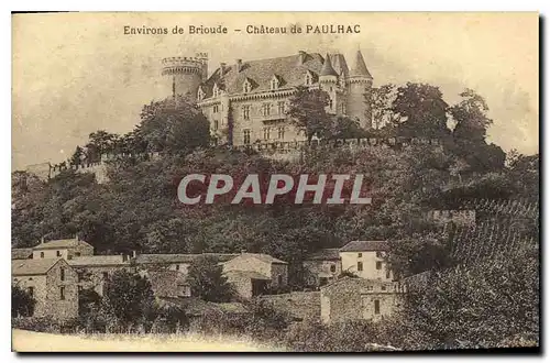 Ansichtskarte AK Environs de Brioude Chateau de Paulhac