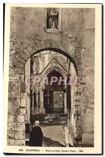 Cartes postales Chartres Vieille Rue Saint Yves