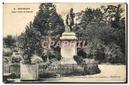 Cartes postales Montbrison Statue Victor de Laprade