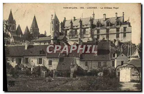 Cartes postales Indre et Loire Loches Le Chateau Royal