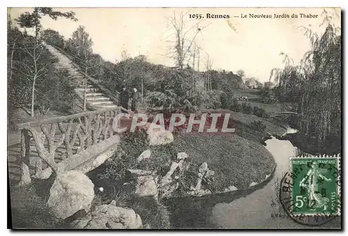 Ansichtskarte AK Rennes Le Nouveau Jardin du Thabor