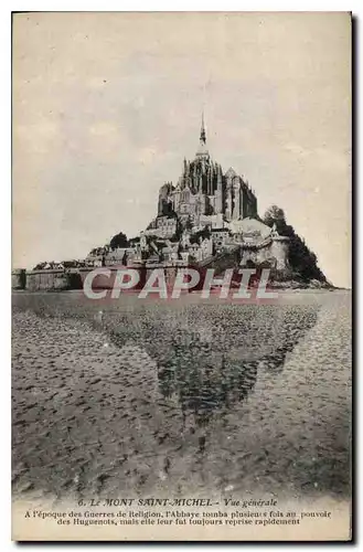 Cartes postales Le Mont Saint Michel Vue generale