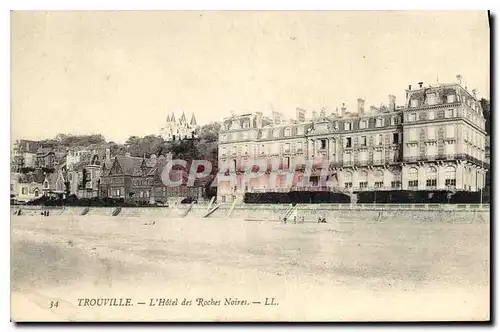 Cartes postales Trouville L'Hotel des Roches Noires