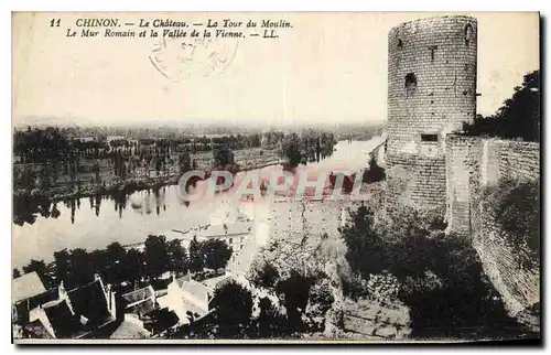 Ansichtskarte AK Chinon Le Chateau La Tour du Moulin