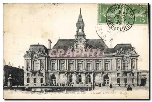 Cartes postales Tours L et L Le Nouvel Hotel de Ville