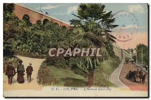 Cartes postales Pau L'Avenue Leon Say