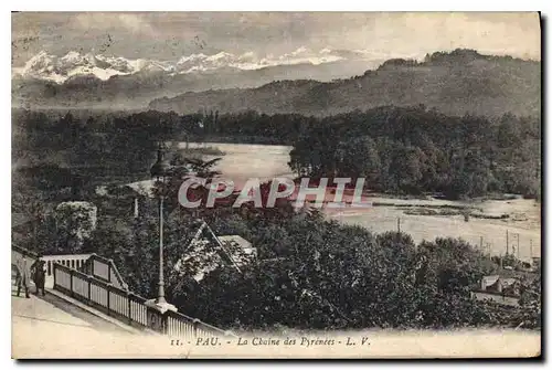 Cartes postales Pau Le Chaine de des Pyrenees