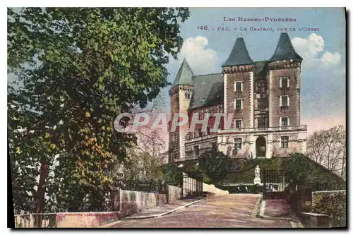 Cartes postales Pau Le Chateau Vue de L'Ouest