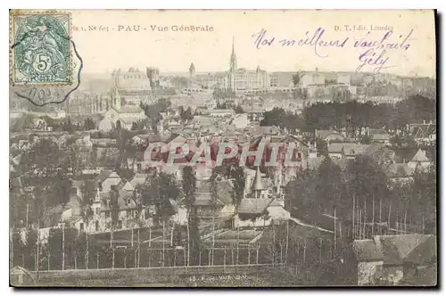 Cartes postales Pau Vue Generale