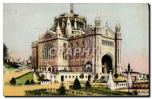 Cartes postales Lisieux La Basilique Etat actuel des travaux