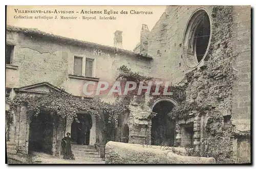 Cartes postales Villeneuve les Avignon Ancienne Eglise des Chartreux