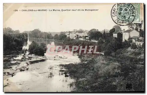 Ansichtskarte AK Chalons sur Marne La Marne Quartier neuf dit de Madagascar