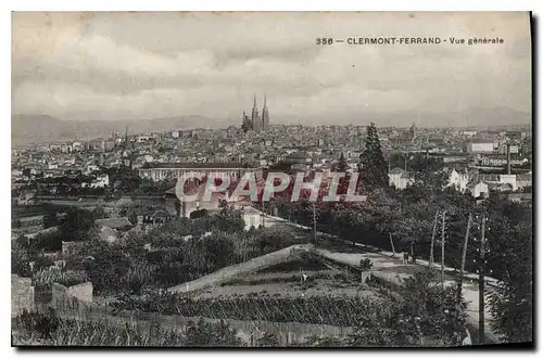 Cartes postales Clermont Ferrand Vue generale