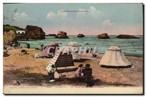 Cartes postales Biarritz Un Coin de la Grande Plage