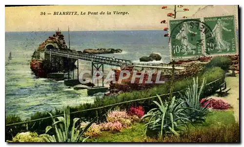 Cartes postales Biarritz Le Pont de la Vierge