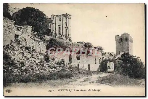 Cartes postales Montmajor Ruines de l'Abbaye