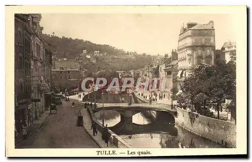 Cartes postales Tulle Les quais
