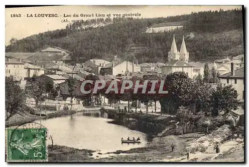 Cartes postales La Louvesc Lac du Gran i Lieu et vue generale