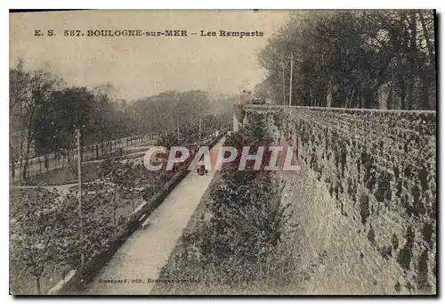 Ansichtskarte AK Boulogne sur Mer Les Remparts