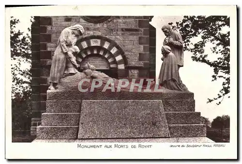 Cartes postales Monument aux Morts de Royat