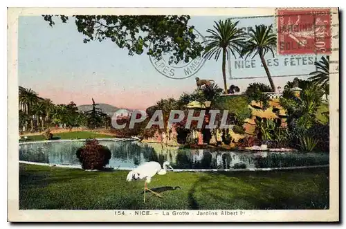 Cartes postales Nice La Grotte Jardins Albert