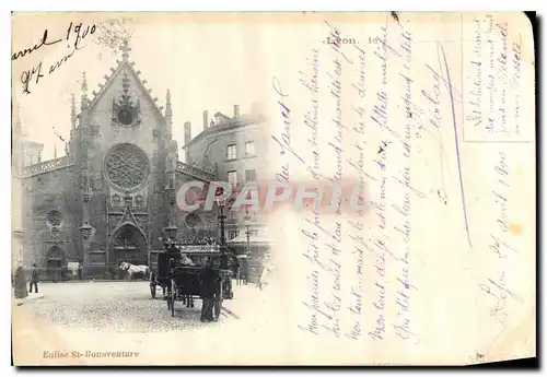 Cartes postales Lyon Eglise St Bonaventure