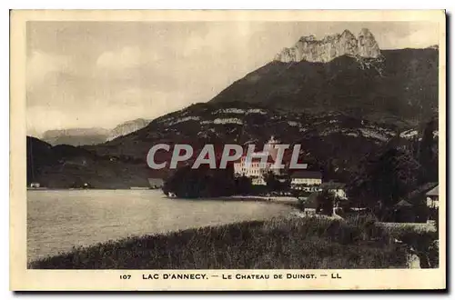 Cartes postales Lac d'Annecy Le Chateau de Duingt