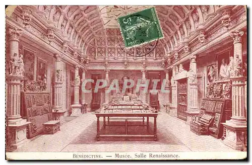 Cartes postales Benedictine Musee Salle Renaissance