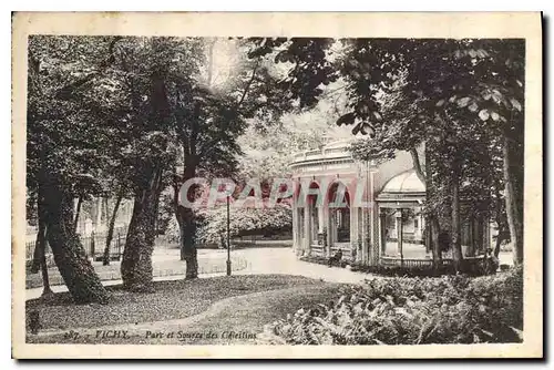 Cartes postales Vichy Parc et Source des Celestins