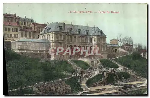 Cartes postales St Etienne Ecole de Dessin