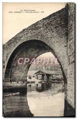 Cartes postales Cordes Pont du Cerou